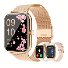 Smart Watch 1.85" with Wireless Calling, 100 Sports Modes, Message/Weather/Sedentary Alerts, compatible with Android & iPhones, for Men & Women