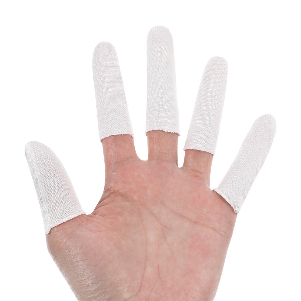 200Pcs Cut Resistant Finger Cots Wear- Resistant Finger Covers Thumb Finger Sleeves Protectors Guards For Kitchen Cutting Carving Work 9071309664737