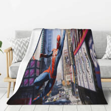 Couverture polaire Spider-Man ultra douce et confortable, idéale pour la literie enfant : 80 po x 60 po