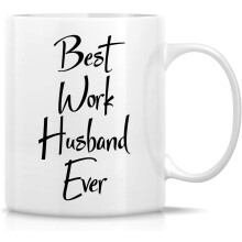 Tasses à café humoristiques, « Meilleur collègue de travail », tasse à café en céramique 325 ml, cadeau original pour un anniversaire ou