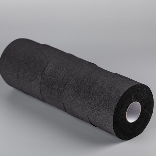 Χαρτιά κάλυψης λαιμού μιας χρήσης 3Rolls, χαρτιά λαιμού κομμωτηρίου, μαύρα 2