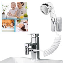 Ofertas RnemiTe-amo! Chuveiro de alta pressão, torneira e chuveiro pequeno com aspersor para lavar o rosto e o cabelo.