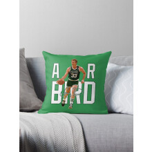 Housse de coussin neuve Larry Bird Legend Basketball Air Bird Signature Vintage Retro Années 80-90 Bootleg Rap Style