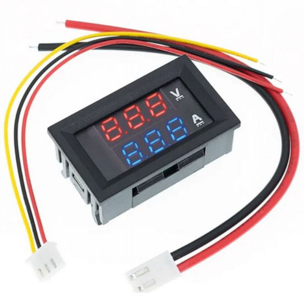 2091-Pb2 - Panel Meter Digital 0-100V 10A Dual Display Voltage And Current 9071309664614