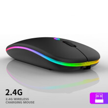 2.4G Wireless Mouse RGB Rechargeable Mice Wireless Computer Mause LED Backlit Ergonomic Gaming Mouse for Laptop PC
