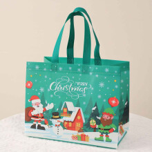 XUNRYAN Sacs fourre-tout de Noël réutilisables avec poignées, grands sacs cadeaux et sacs d'épicerie, articles de fête en liquidation (moins de