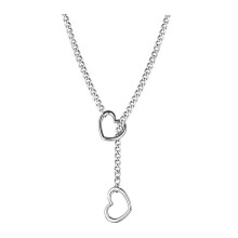 RYGRZJ Hart O Dames Slipketting Punk Rock Roestvrijstalen Ketting Cubaanse