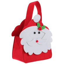 1 sac cadeau de Noël en feutrine à faire soi-même, pochette de rangement sur le thème de Noël
