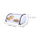 1Pc Metal Small Drum Bread Box Durable Storage Case Space-saving Storage Box 4