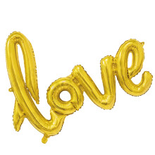 Ballon en aluminium en forme de cœur Washranp LOVE, décoration de Saint-Valentin, ballons de 42/55 pouces, articles de mariage