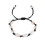 Bracciale Eease Boho Shell con ciondolo di perla sintetica per donna (nero) 1