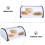 1Pc Metal Small Drum Bread Box Durable Storage Case Space-saving Storage Box 6