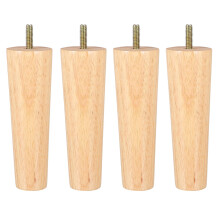Gymnture Møbelben i tre, 13 cm, reserveben til sofa, beige
