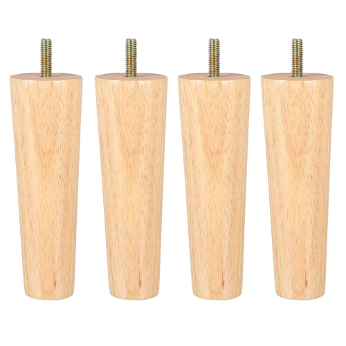 Gymnture Møbelben i tre, 13 cm, reserveben til sofa, beige