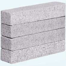 Toilet Cleaning Bowl Stick, 4-Pack Pumice Stone, Remove Hard Water Rings Stains on Toilets Bowls, Bathtubs, Pool Shower Tiles