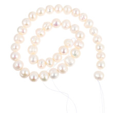 Fiesta ketting met echte zoetwaterparel, stijlvolle kettinghanger, ideaal als cadeau voor Jane Miss (3 stuks).