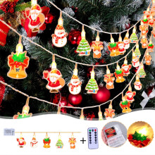 Luzes decorativas de Natal Cailmei em LED, tema natalino, para pendurar na parede em ambientes internos, com diversas cores e tamanho único.