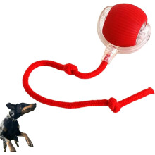 Chewie Viral Rolling Ball2.0, kompatibel med Chewy Dog Toy, interaktiv smart ball for hunder, automatisk rullende kjæledyrleke (rød)