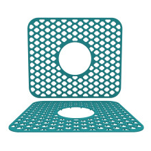 Protection d'évier en silicone pliable, compatible avec les éviers de cuisine, pour le fond des éviers de style campagnard en acier inoxydable et