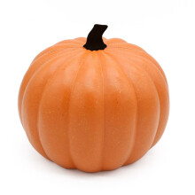 Lanterne citrouille d'Halloween à LED Honeeladyy, 23 x 19 cm, fonctionne sur piles, décoration lumineuse pour fêtes intérieures et extérieures,