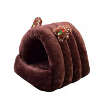 Comfortable Small Pet Animal Hamster Bed, Warm Mini House Cage Cave,for Hamster Bunny Ferrets Rats Hedgehogs Chinchilla