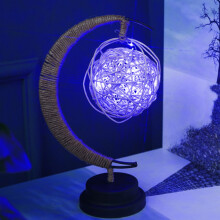 Liquidação de Verão 2024! Luminária de LED TUOBARR para Decoração de Casa, Pequena, com Design Trançado e Conexão USB, para Cabeceira ou Luz