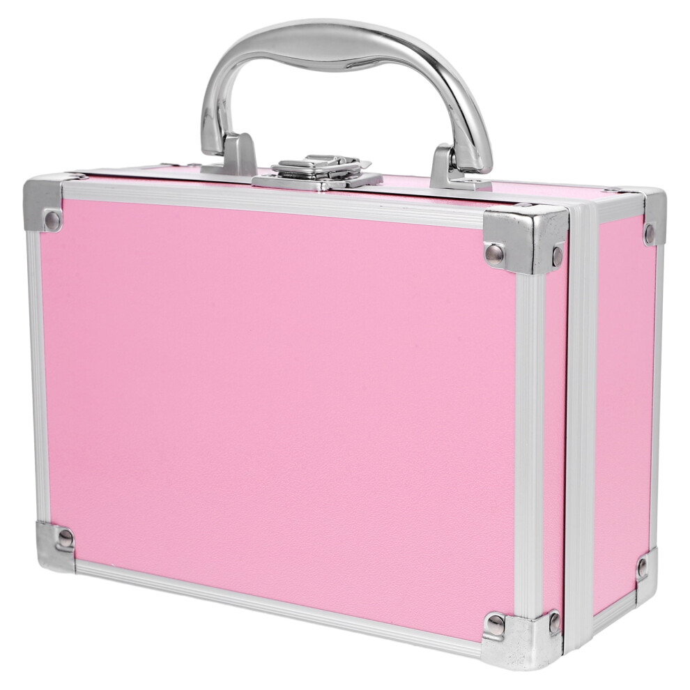 Aluminum Alloy Case Cosmetic Briefcase Portable Tool Box Instrument Storage Case
