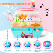 Interesting Kids Aquarium Children's Simulation Electric Fishs Tank Toys Set For Today's Clearance Promotion