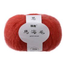 Soft Knitting Wool Yarn DIY Shawl Scarf Crochet Supplies, Compatible with Circular Knitting Needles Size 8 & 6 Interchangeable Set