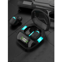 Écouteurs intra-auriculaires stéréo 3D HD pratiques et à faible latence pour téléphone portable, connexion automatique, mini, tendance, mains