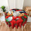 Toalha de mesa retangular natalina Mi-Ckey Mouse, resistente à água, antirrugas e à prova de derramamentos, tecido macio, 152 cm (60 polegadas), 7