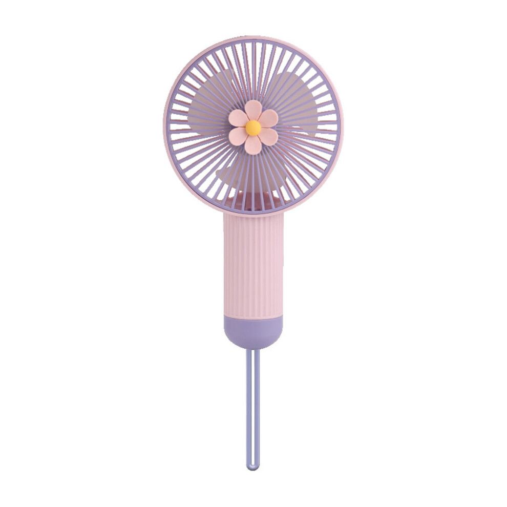 Yonrjhukm Smart Handheld Small Fan Clear Small Flower 3 Usb Charging Student Gift Rope Small Fan 9425574762146