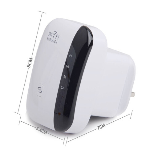 WiFi Repeater - Strong Signal Boost, Extended Coverage, Easy Setup - Ideal for Home and Office Use 1