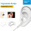 Fone de ouvido com fio SUSUchens com microfone, som surround estéreo com graves potentes, controle de volume, conector de 3,5 mm, compatível com 4