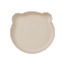 Cute Bear Silicone Dinner Tray, Food-Grade, Suction Cup - Not Easily Spilled, compatible with Tahtuvzn - Christmas Gift