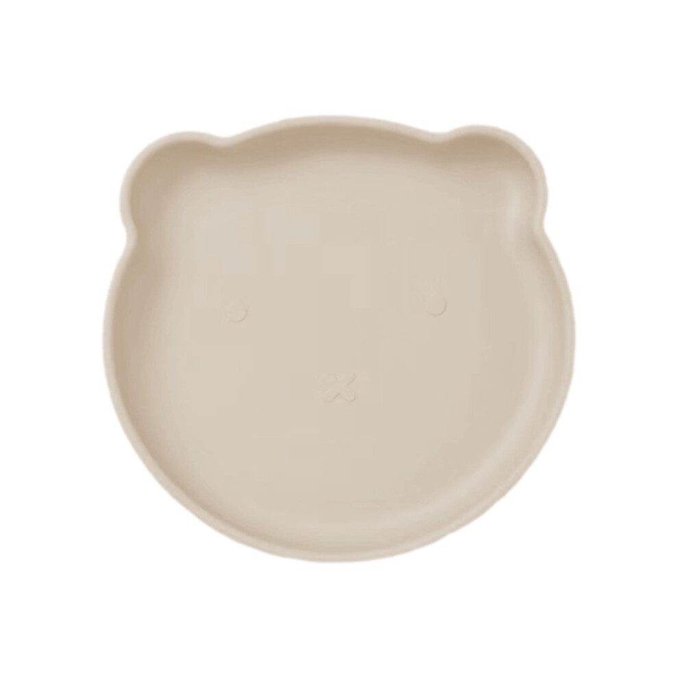 Cute Bear Silicone Dinner Tray, Food-Grade, Suction Cup - Not Easily Spilled, compatible with Tahtuvzn - Christmas Gift