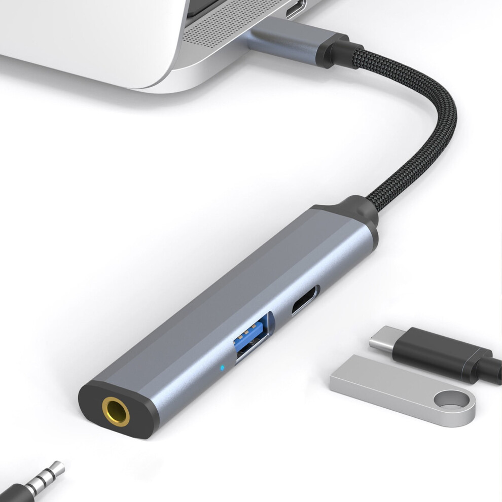 Cyber Monday Deals 2024: Viflosae 3-In-1 Docking Station, Usb Multi Port Hub, Headphone Splitter, High-Speed Laptop Expander 9083649948866