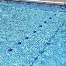 Pool Lane Divider with UV Resistant Buoys, Durable Nylon Safety Rope for Inground Swimming Pools
