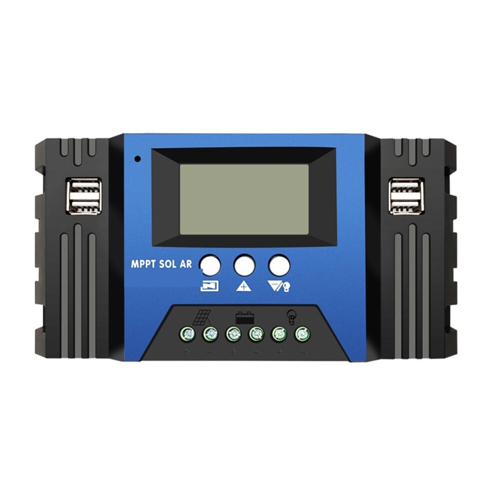 30A Mppt Solar Charge Controller 12V 24V With Smart Lcd, Dual Usb Output, Multilevel Charging 9113335021075