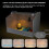 Large Chicken Brooder Box with Heating Lamp and Ventilation for Chicks Ducks 78x40x42cm 3