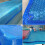 Solar Pool Cover with Grommets, Rectangular Bubble Thermal Blanket for Heat Retention, 2m x 2m 4