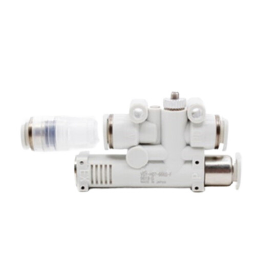 Vacuum Ejector with Burst Function, Fast Vacuum Generation and Energy Saving Operation VSY Series