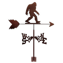 Metal Weather Vane with Weatherproof Construction, Outdoor Decorative Wind Direction Indicator for Garden, Roof, Garage