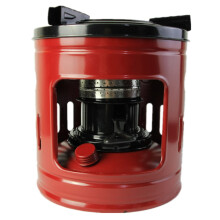 Red Kerosene Camping Stove with Brightness Flame and Large Capacity for Outdoor Cooking