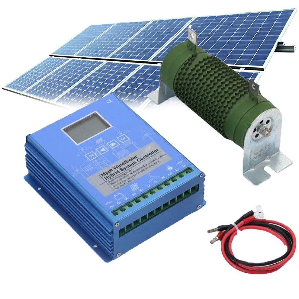 48V 12000W Wind Solar Hybrid Charge Controller With Dump Load For Off Grid Battery Charging 9164114625588
