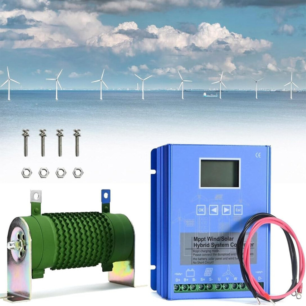 Wind Solar Hybrid Mppt Charge Controller 12000W 48V With Lcd Display For Off Grid Battery Charging 9113335021990