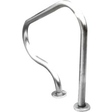 Pool Handrail 304 Stainless Steel Curved Grip for Steps CorrosionResistant Easy Installation