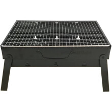 Portable BBQ Grill Charcoal Folding Stainless Steel for Camping Outdoor Cooking 12 People