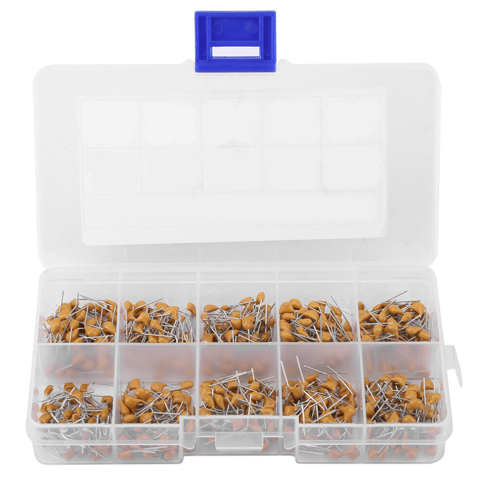 High Dielectric Strength Capacitor Kit, Monolithic Ceramic Capacitor Assortment With 50V Rating For Stable Circuit Operation, Suitable For Industrial 9464372400430
