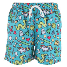 Boys Quick Dry Swim Trunks with Soft Compression Liner, 4-WAY STRETCHY FABRIC Swimming Shorts for Beach and Pool, Breathable Mesh Lining with Elastic